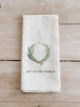 Joy Wreath Kitchen Towel