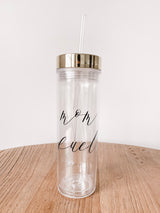 Mom Fuel Clear Tumbler