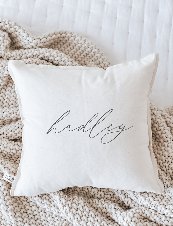 Personalized Calligraphy Name Pillow