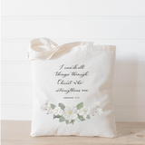 Philippians 4 Tote Bag