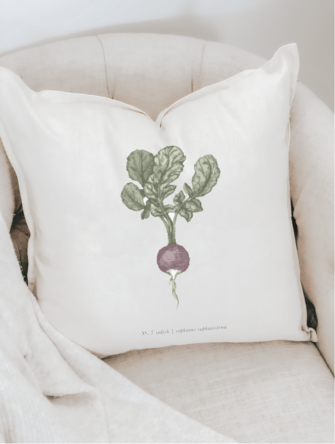 Fruits/Veggies in Color Pillow