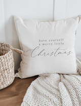 Merry Little Christmas Pillow