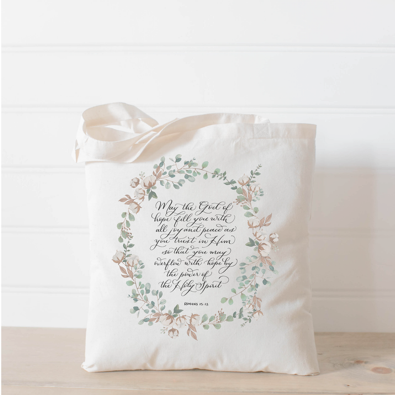 Romans 15 Tote Bag