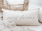 Sweet Dreams Lumbar Pillow