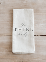 Personalized The Family Kitchen Towel